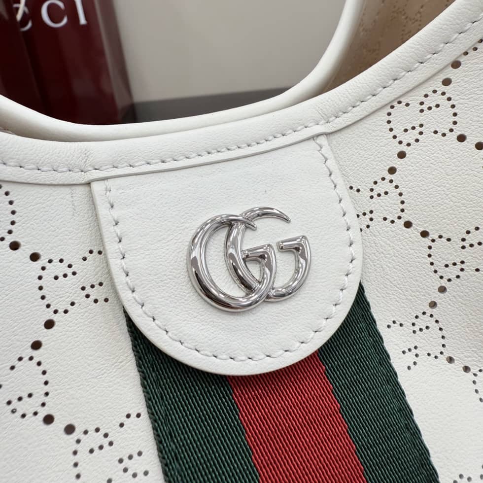Gucci Tote Leather Large White Tote Bag 853971_4_154641 Gucci Tote Leather Large White Tote Bag 853971