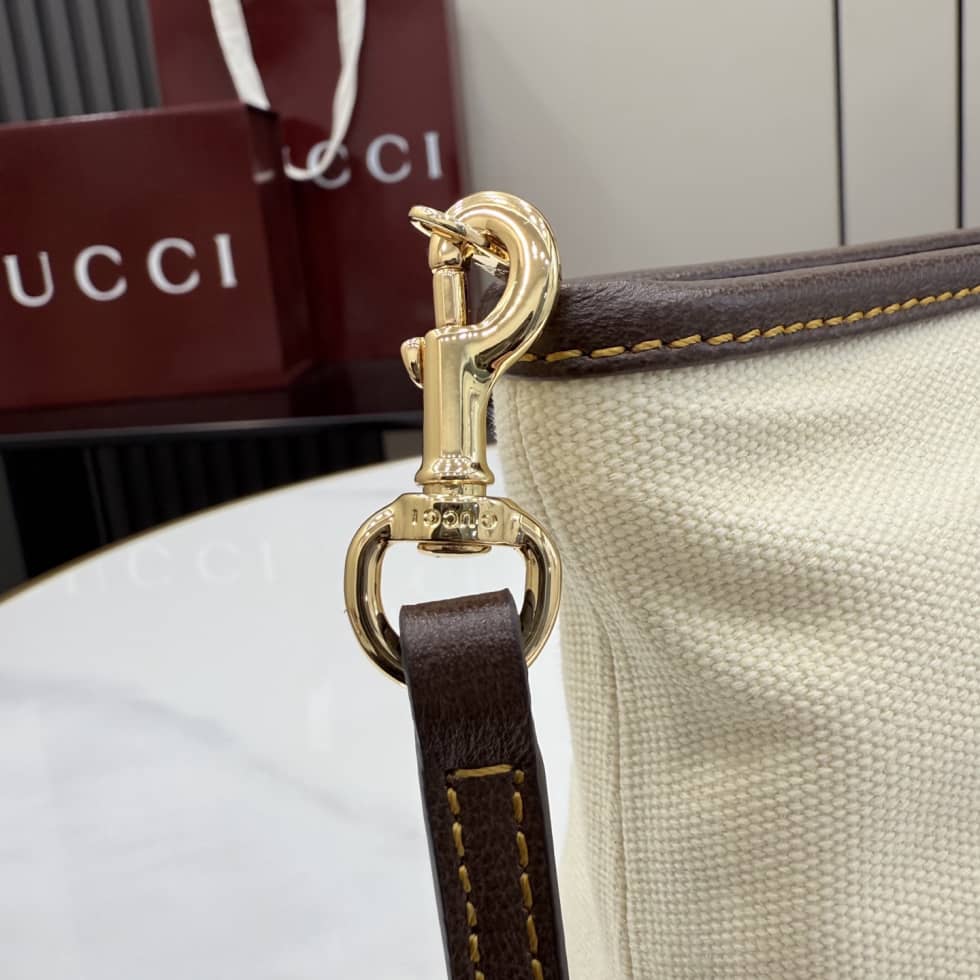 Gucci Small Ivory Canvas Web Pouch with Strap_5_154711 Gucci Small Ivory Canvas Web Pouch with Strap