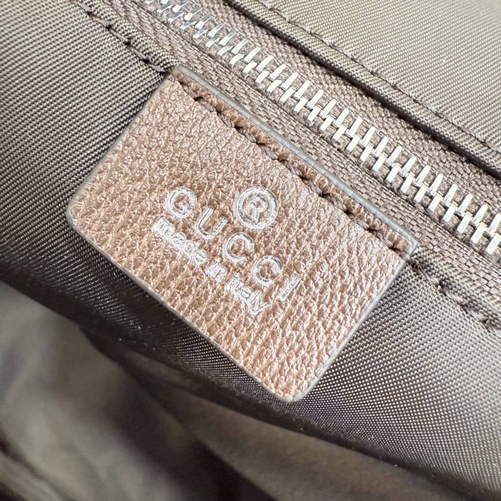 Gucci Mens Tag Canvas Large Backpack Brown 875226_8_154751 Gucci Mens Tag Canvas Large Backpack Brown 875226