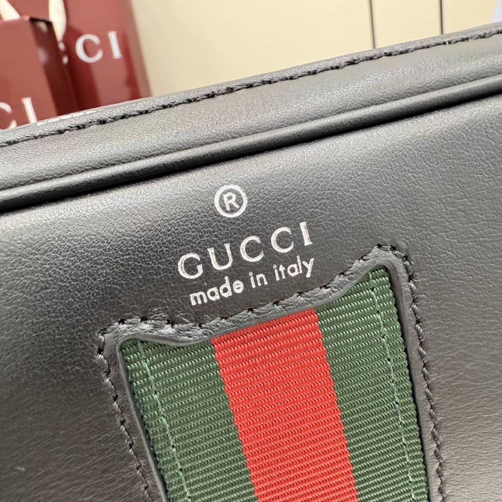 Gucci Leather Small Crossbody Bag Black 866982_4_154821 Gucci Leather Small Crossbody Bag Black 866982