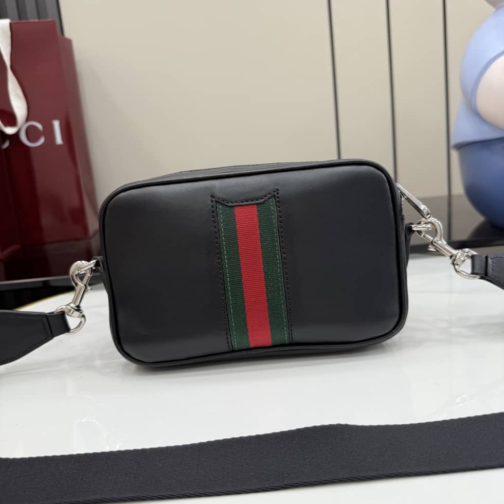 Gucci Leather Mini Crossbody Bag Black 867268_1_154831 Gucci Leather Mini Crossbody Bag Black 867268