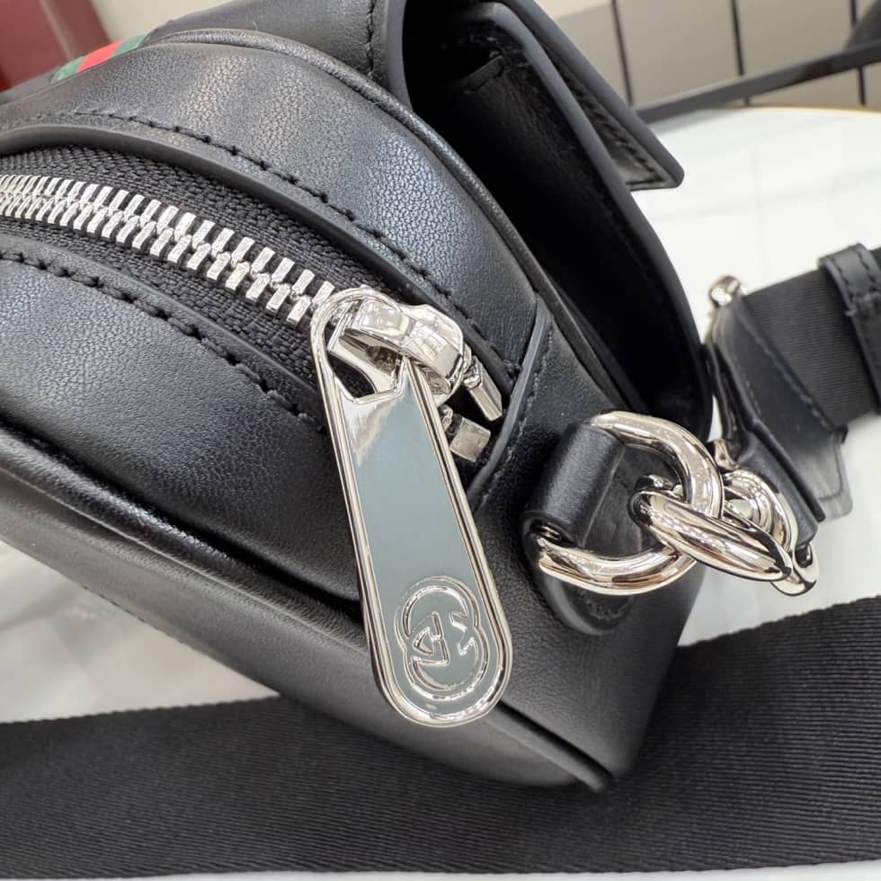 Gucci Leather Mini Crossbody Bag Black 867268_8_154831 Gucci Leather Mini Crossbody Bag Black 867268