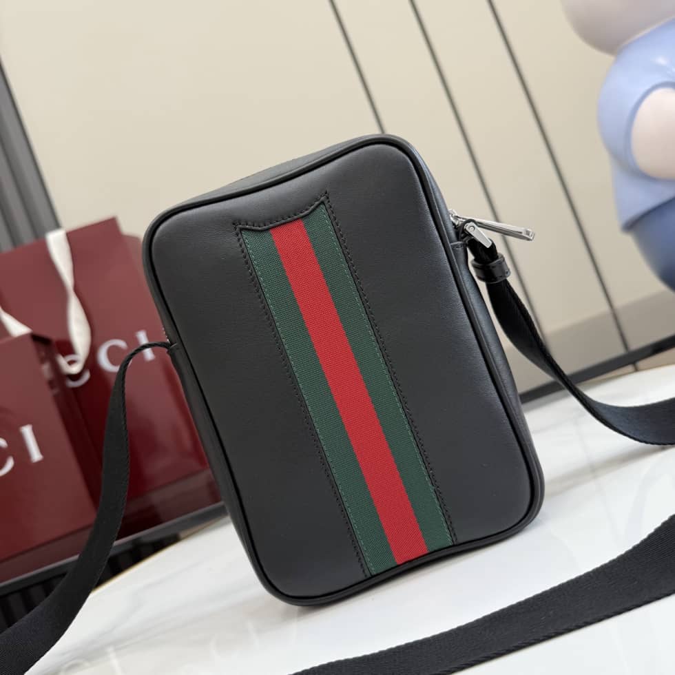 Gucci Leather Mini Crossbody Bag Black 876226_1_154841 Gucci Leather Mini Crossbody Bag Black 876226