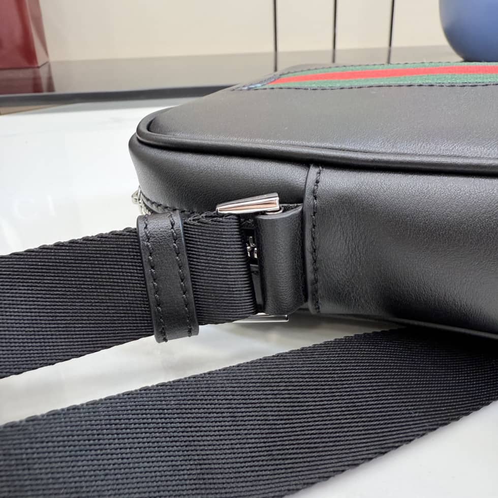 Gucci Leather Mini Crossbody Bag Black 876226_3_154841 Gucci Leather Mini Crossbody Bag Black 876226