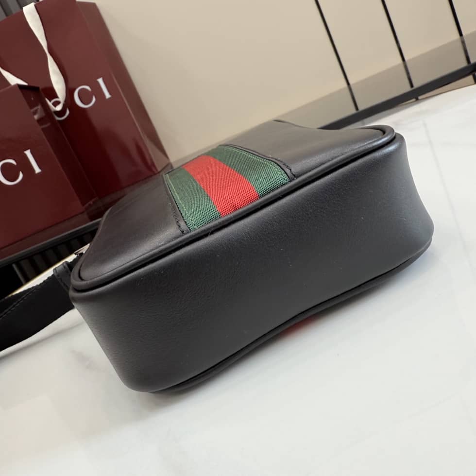 Gucci Leather Mini Crossbody Bag Black 876226_4_154841 Gucci Leather Mini Crossbody Bag Black 876226