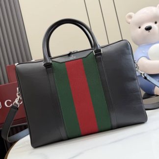 Gucci Essence Classic Medium Briefcase Black