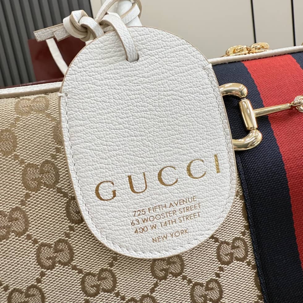 Gucci Borsetto Canvas Large Boston Bag White Beige_5_154911 Gucci Borsetto Canvas Large Boston Bag White Beige