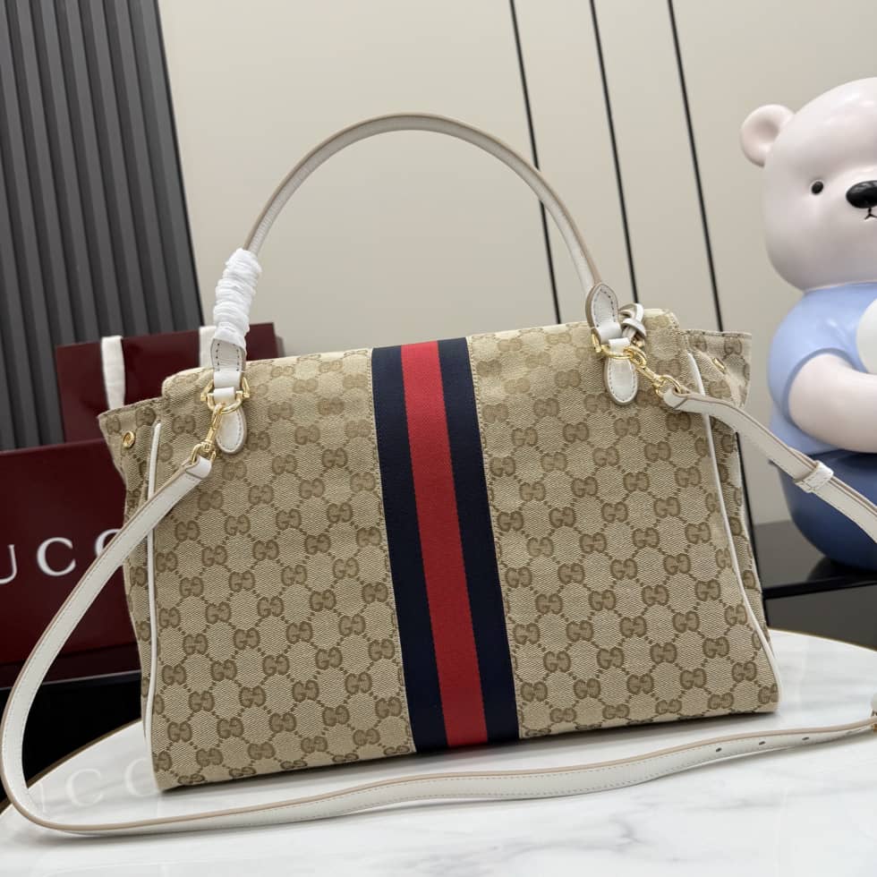 Gucci Paparazzo Large Top Handle Shoulder Bag Beige White_1_154981 Gucci Paparazzo Large Top Handle Shoulder Bag Beige White