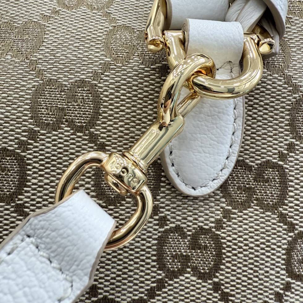 Gucci Paparazzo Large Top Handle Shoulder Bag Beige White_4_154981 Gucci Paparazzo Large Top Handle Shoulder Bag Beige White