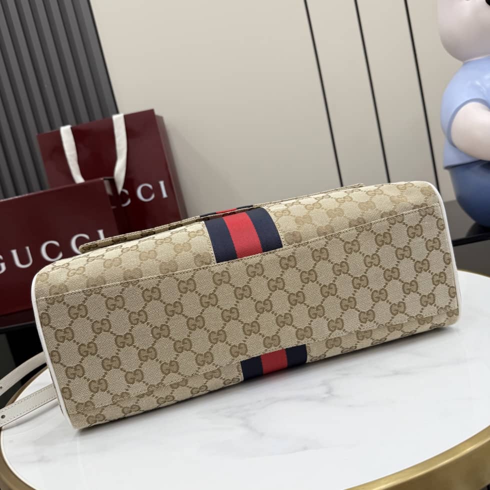 Gucci Paparazzo Large Top Handle Shoulder Bag Beige White_5_154981 Gucci Paparazzo Large Top Handle Shoulder Bag Beige White