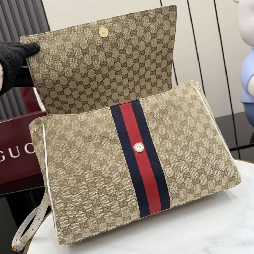 Gucci Paparazzo Large Top Handle Shoulder Bag Beige White_6_154981 Gucci Paparazzo Large Top Handle Shoulder Bag Beige White