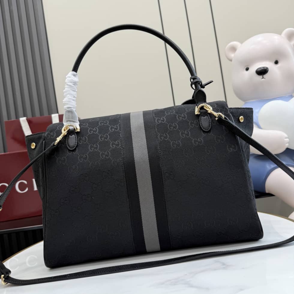 Gucci Paparazzo Large Top Handle Shoulder Bag Black_1_155021 Gucci Paparazzo Large Top Handle Shoulder Bag Black
