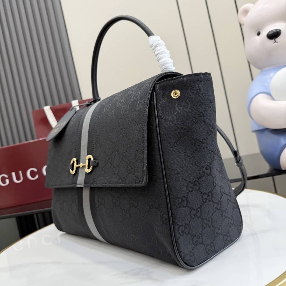 Gucci Paparazzo Large Top Handle Shoulder Bag Black_2_155021 Gucci Paparazzo Large Top Handle Shoulder Bag Black