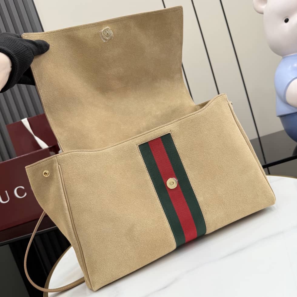 Gucci Paparazzo Beige Suede Large Shoulder Bag_6_155041 Gucci Paparazzo Beige Suede Large Shoulder Bag