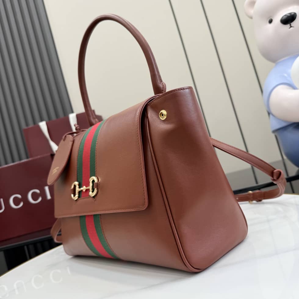 Gucci Paparazzo Medium Leather Shoulder Bag Brown_2_155051 Gucci Paparazzo Medium Leather Shoulder Bag Brown