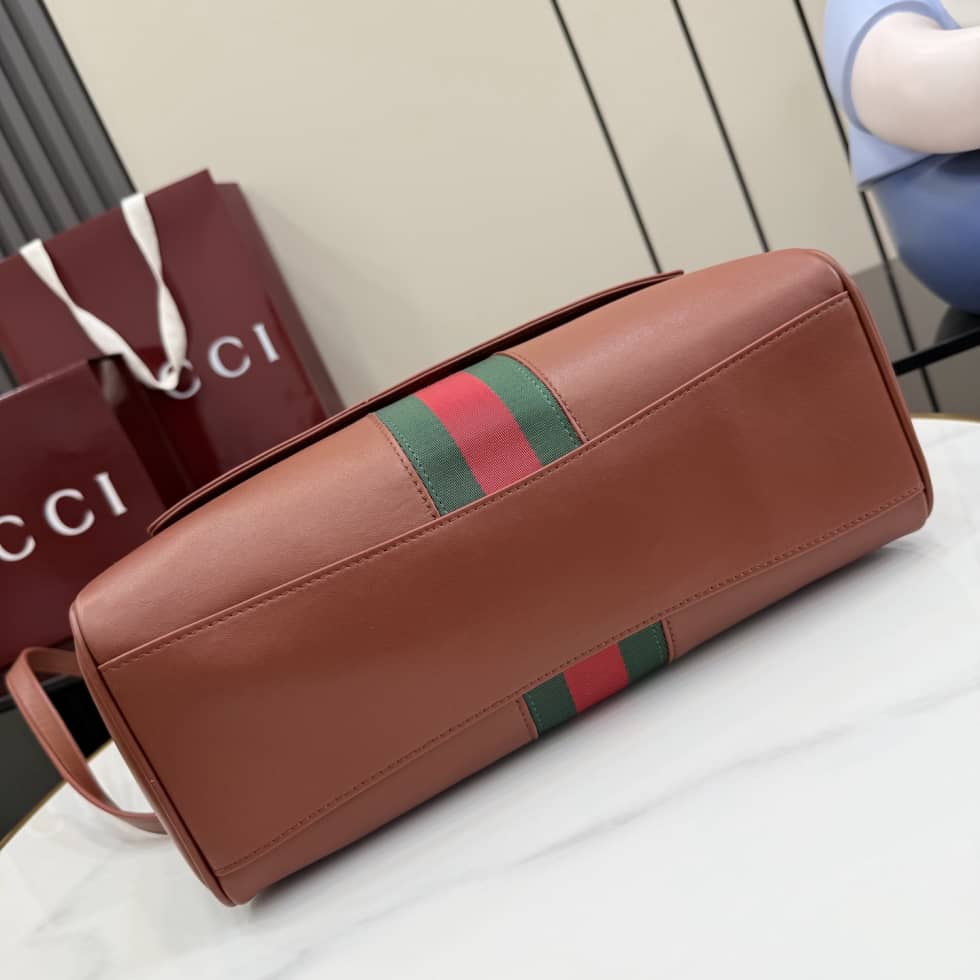 Gucci Paparazzo Medium Leather Shoulder Bag Brown_3_155051 Gucci Paparazzo Medium Leather Shoulder Bag Brown