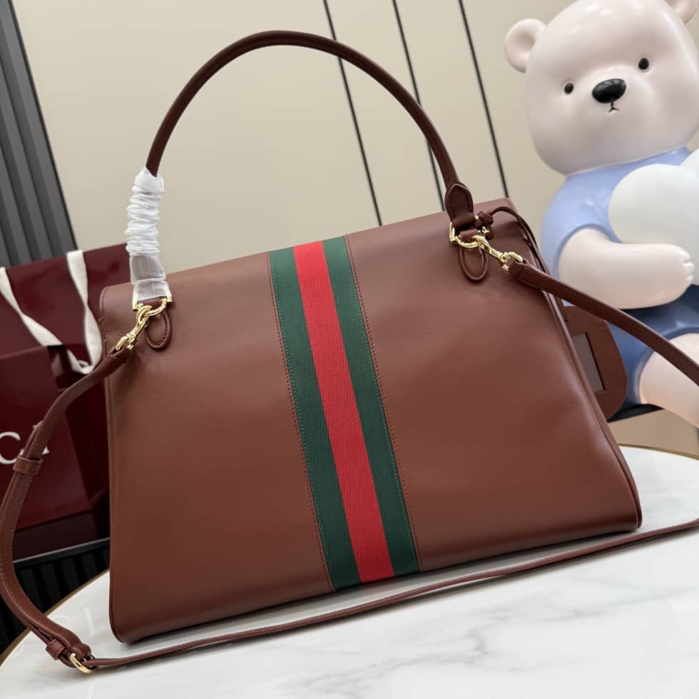 Gucci Paparazzo Large Leather Shoulder Bag Brown_1_155061 Gucci Paparazzo Large Leather Shoulder Bag Brown