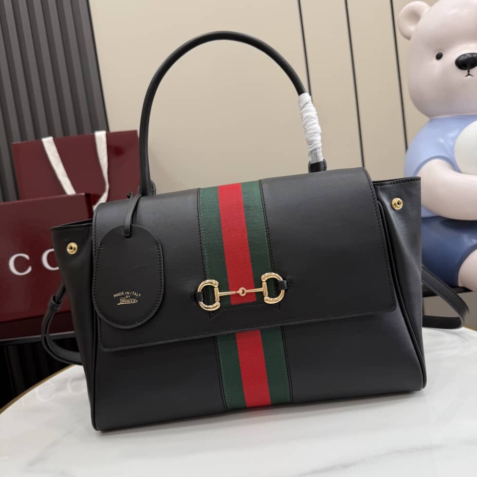 Gucci Paparazzo Medium Leather Shoulder Bag Black_10_155071 Gucci Paparazzo Medium Leather Shoulder Bag Black