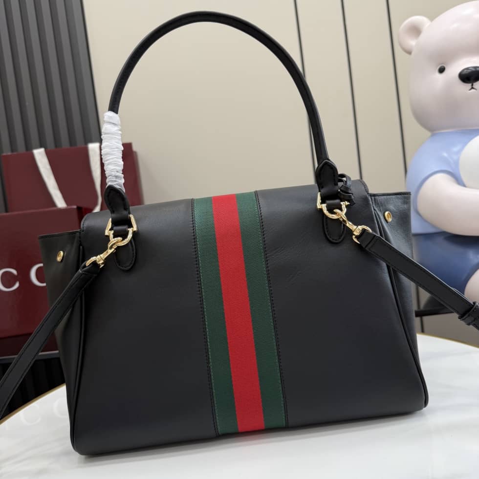 Gucci Paparazzo Medium Leather Shoulder Bag Black_1_155071 Gucci Paparazzo Medium Leather Shoulder Bag Black