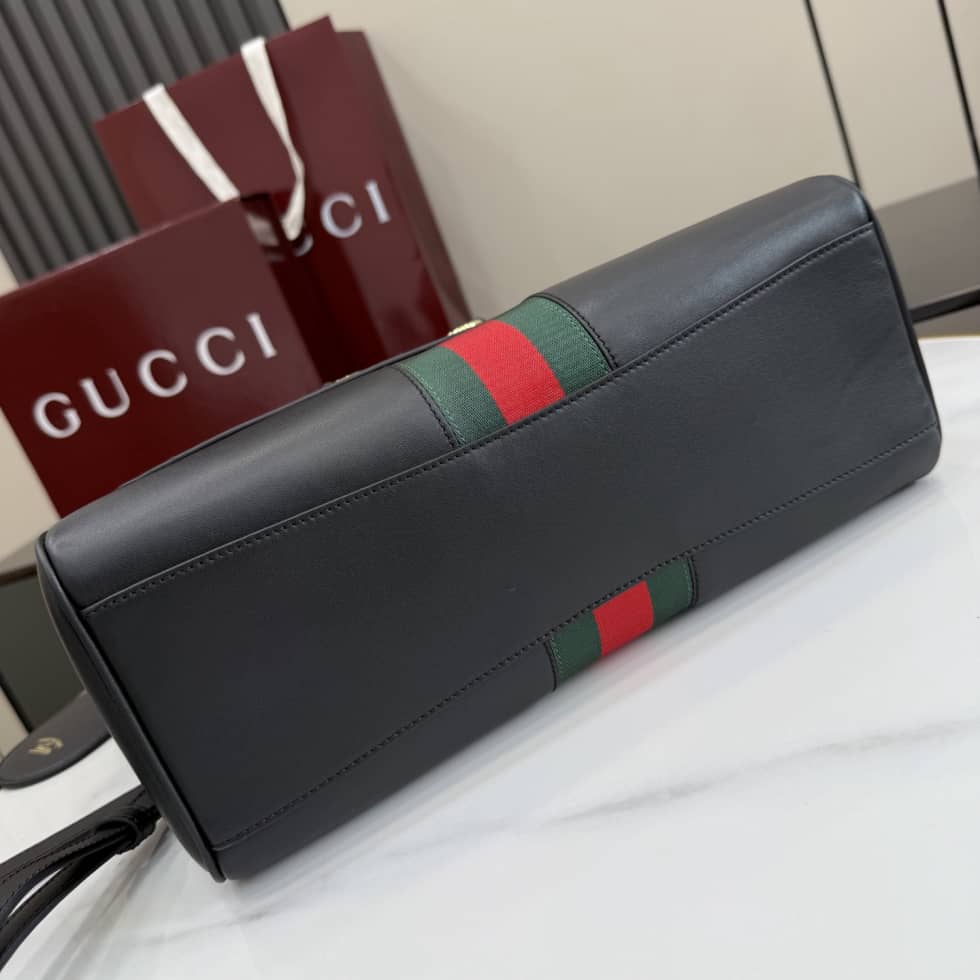Gucci Paparazzo Medium Leather Shoulder Bag Black_3_155071 Gucci Paparazzo Medium Leather Shoulder Bag Black
