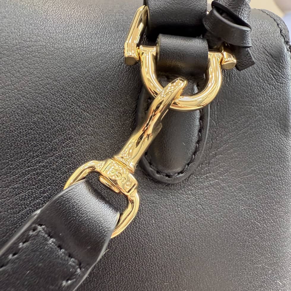Gucci Paparazzo Medium Leather Shoulder Bag Black_5_155071 Gucci Paparazzo Medium Leather Shoulder Bag Black
