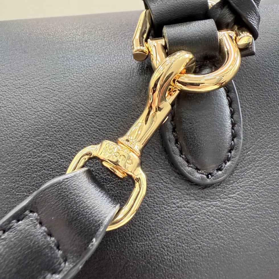 Gucci Paparazzo Large Leather Shoulder Bag Black_5_155081 Gucci Paparazzo Large Leather Shoulder Bag Black
