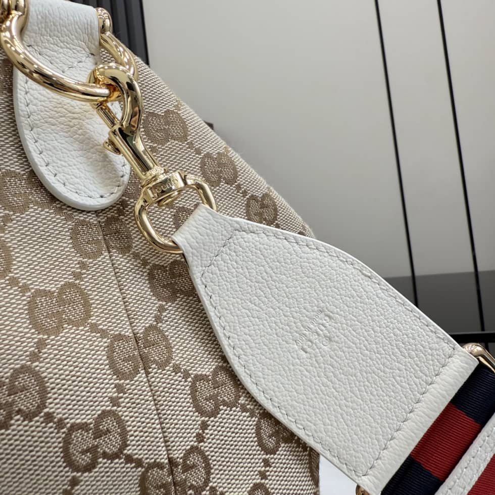 Gucci Brera Canvas Medium Crossbody Bag Beige_5_155121 Gucci Brera Canvas Medium Crossbody Bag Beige