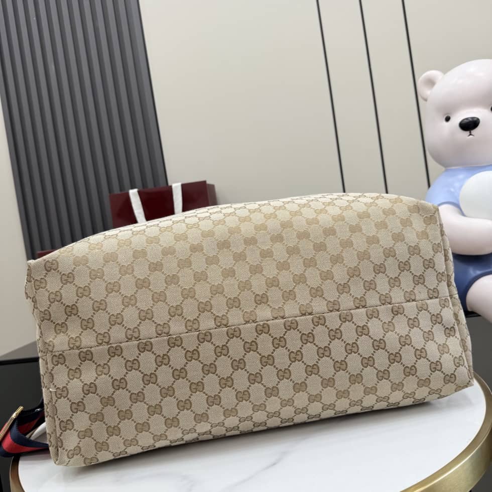 Gucci Brera Canvas Large Crossbody Bag Beige A00B49_3_155131 Gucci Brera Canvas Large Crossbody Bag Beige A00B49