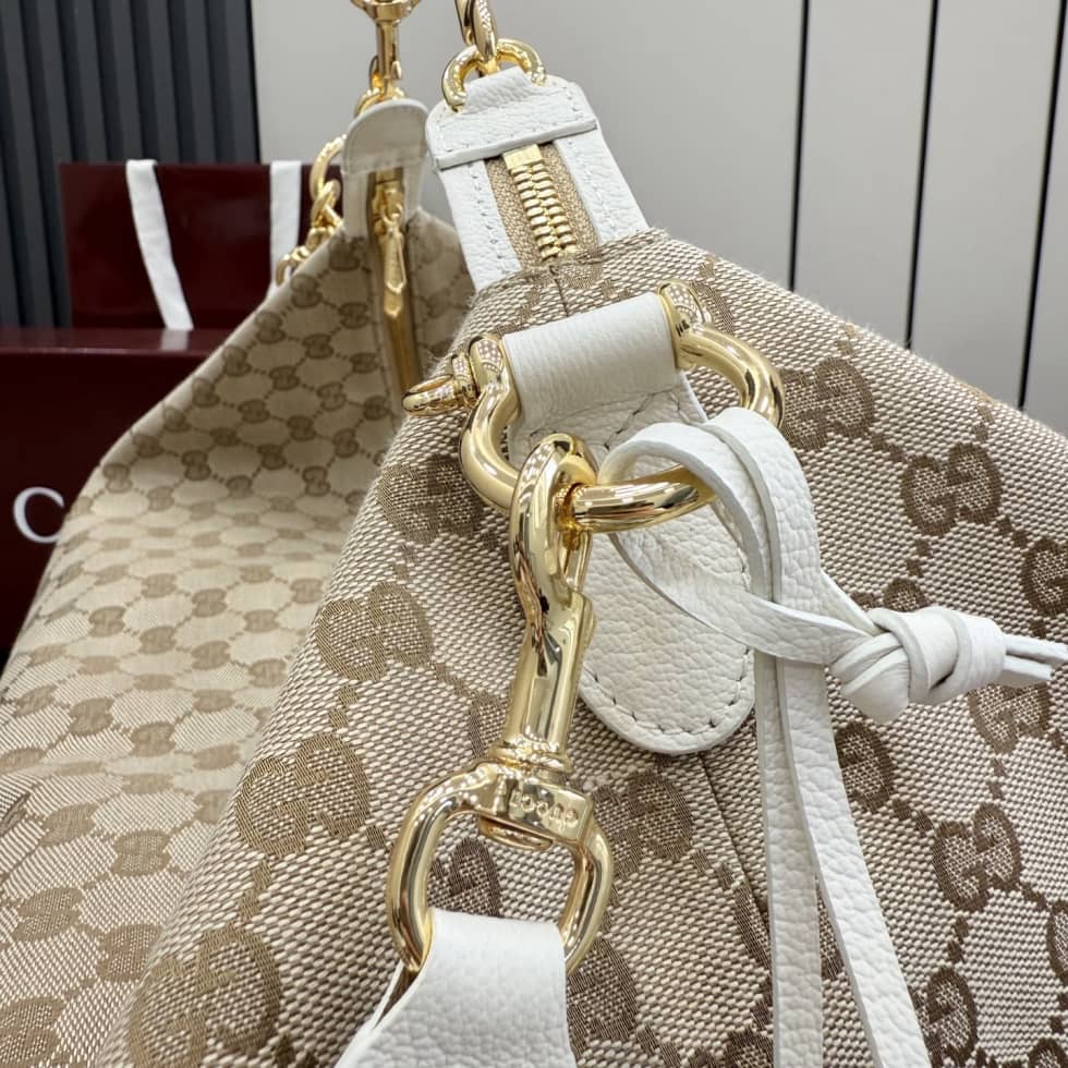 Gucci Brera Canvas Large Crossbody Bag Beige A00B49_4_155131 Gucci Brera Canvas Large Crossbody Bag Beige A00B49