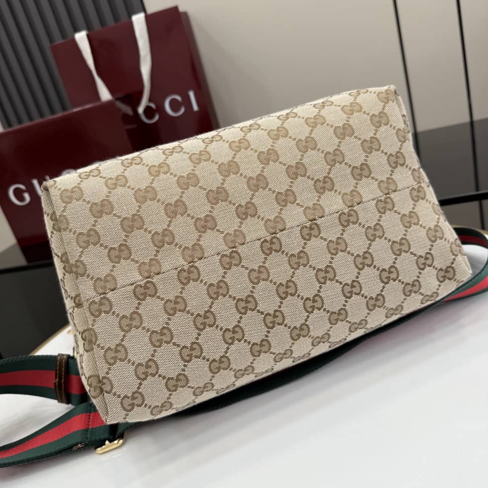 Gucci Brera Canvas Medium Crossbody Bag Beige_6_155161 Gucci Brera Canvas Medium Crossbody Bag Beige