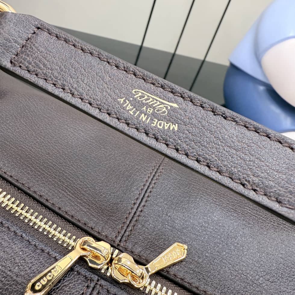Gucci Brera Leather Medium Crossbody Bag Brown_5_155181 Gucci Brera Leather Medium Crossbody Bag Brown