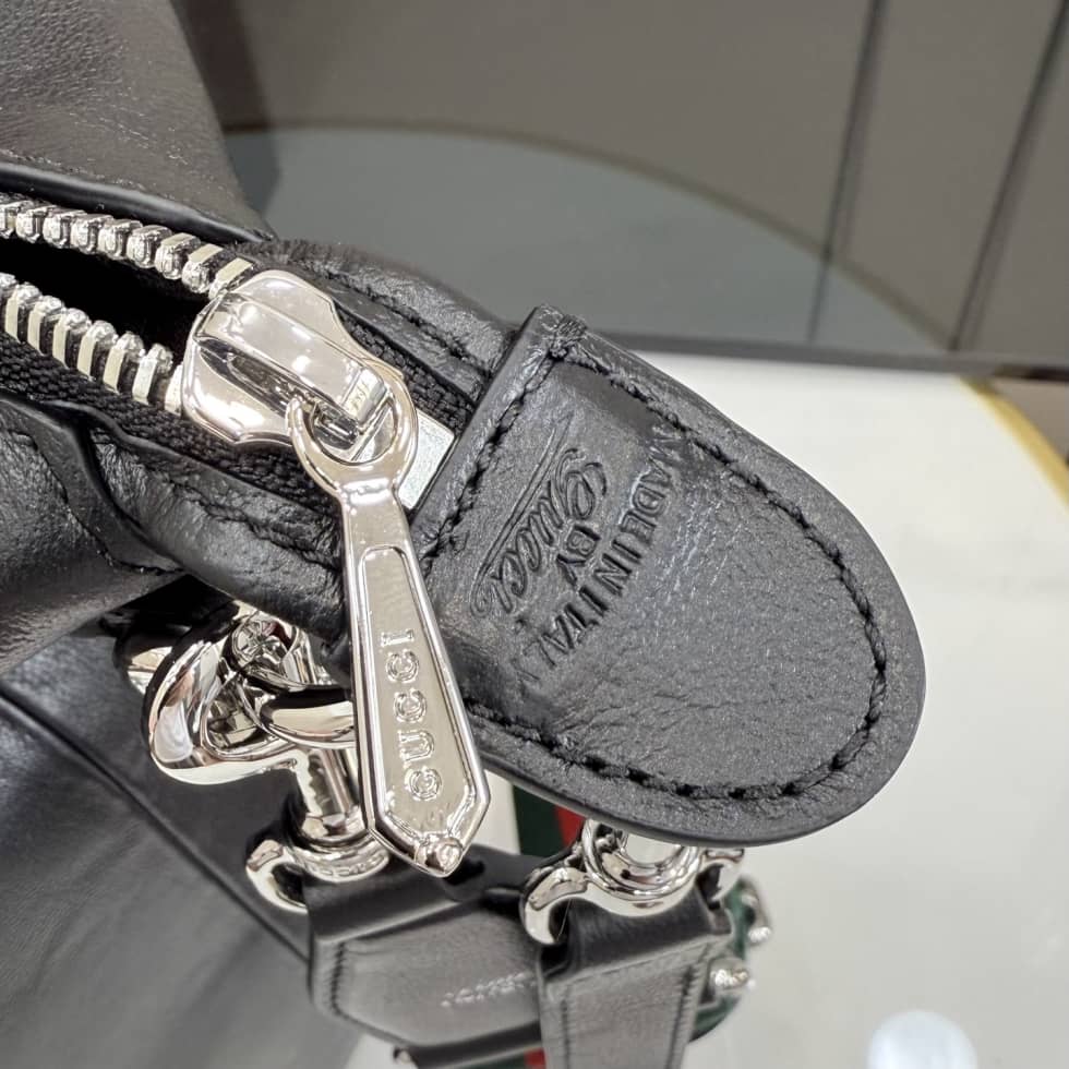 Gucci Brera Leather Large Black Crossbody Bag_7_155201 Gucci Brera Leather Large Black Crossbody Bag