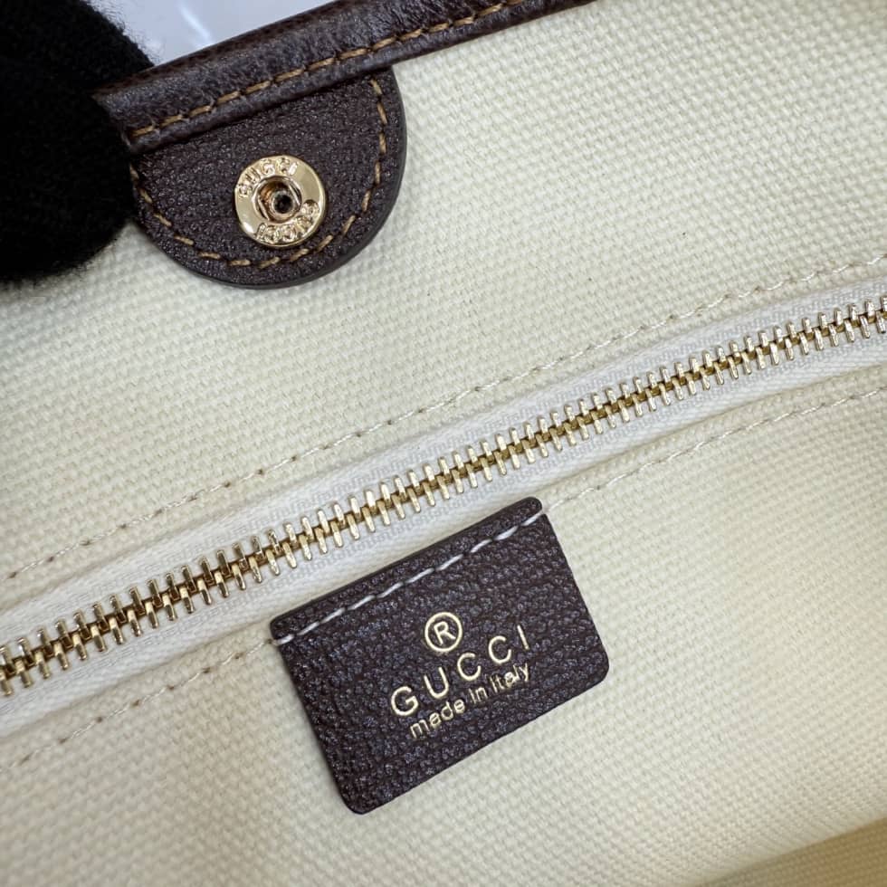 Gucci Tribeca Canvas Small Tote Bag Ivory A0034E_8_155231 Gucci Tribeca Canvas Small Tote Bag Ivory A0034E
