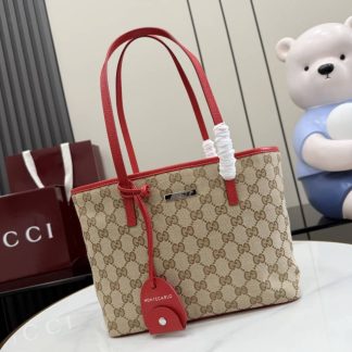 Gucci Tribeca Canvas Small Tote Bag Beige A0034E
