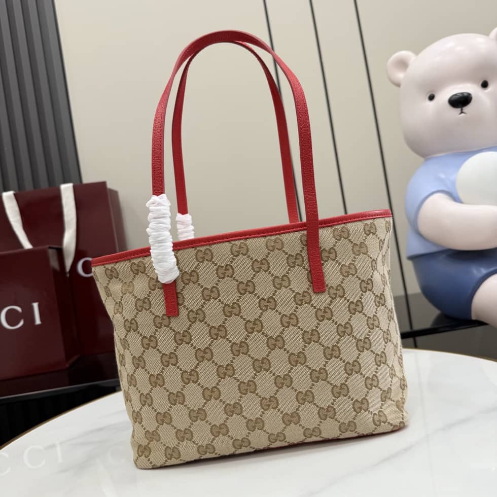 Gucci Tribeca Canvas Small Tote Bag Beige A0034E_1_155251 Gucci Tribeca Canvas Small Tote Bag Beige A0034E