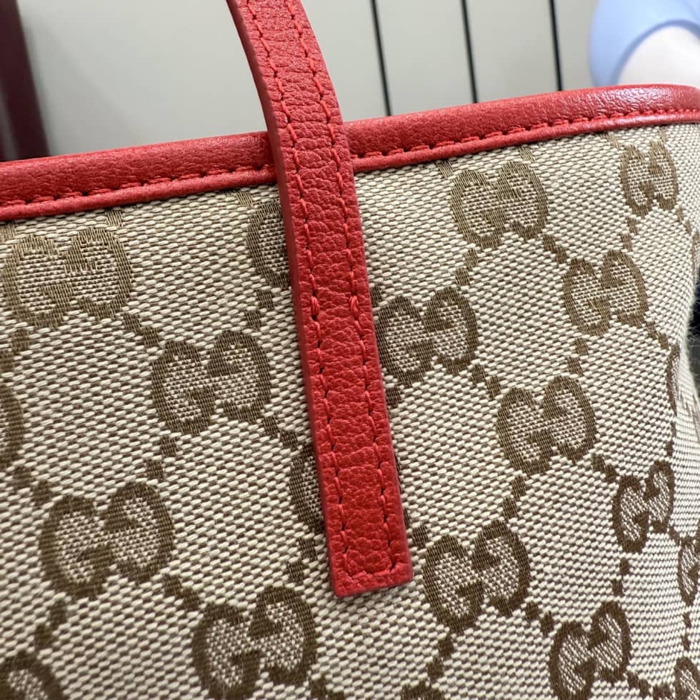 Gucci Tribeca Canvas Small Tote Bag Beige A0034E_3_155251 Gucci Tribeca Canvas Small Tote Bag Beige A0034E
