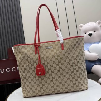 Gucci Tribeca Canvas Large Beige Tote Bag A0034D