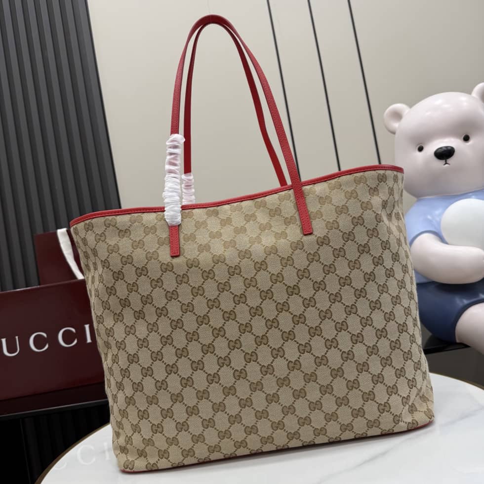 Gucci Tribeca Canvas Large Beige Tote Bag A0034D_1_155261 Gucci Tribeca Canvas Large Beige Tote Bag A0034D