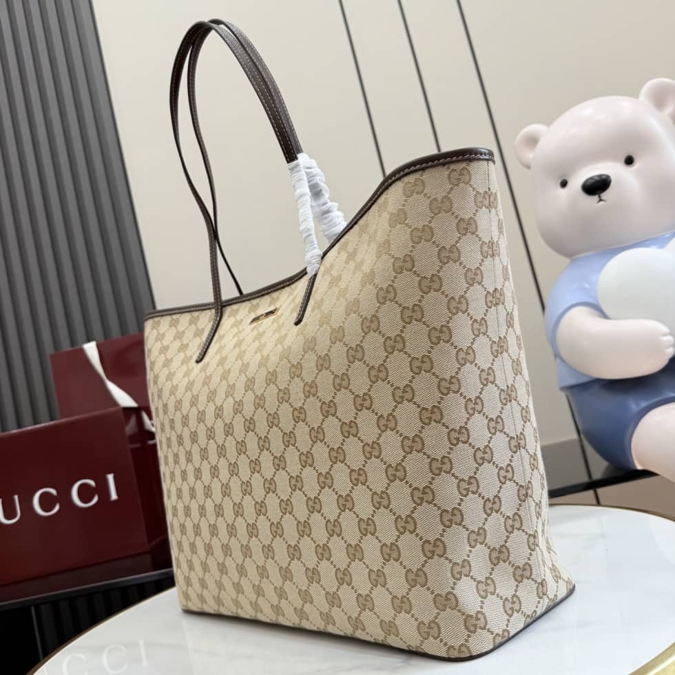 Gucci Tribeca Canvas Large Beige Tote Bag 874745_2_155281 Gucci Tribeca Canvas Large Beige Tote Bag 874745
