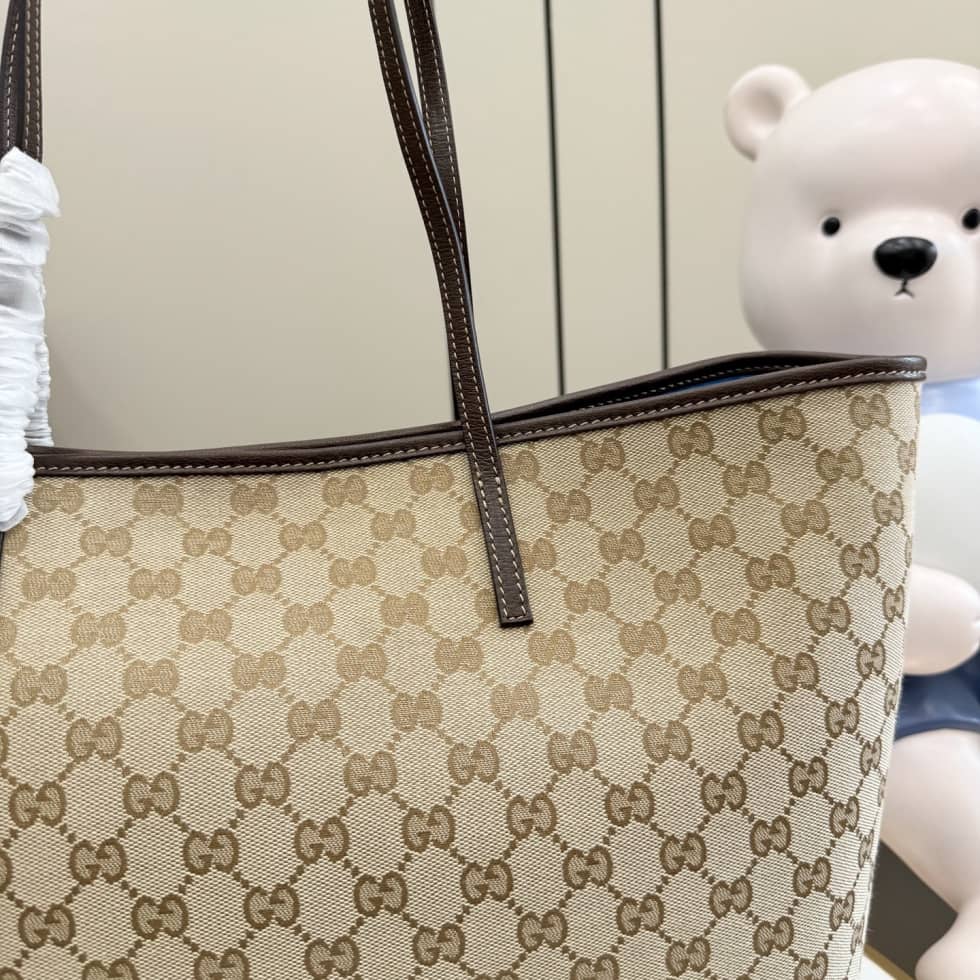 Gucci Tribeca Canvas Large Beige Tote Bag 874745_6_155281 Gucci Tribeca Canvas Large Beige Tote Bag 874745