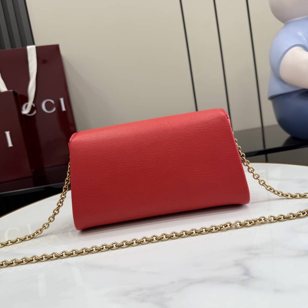 Gucci Dionysus Leather Small Red Shoulder Bag_1_155361 Gucci Dionysus Leather Small Red Shoulder Bag