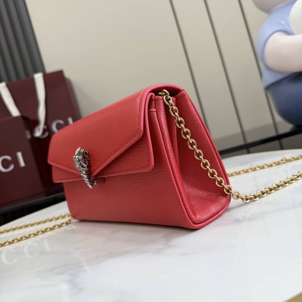 Gucci Dionysus Leather Small Red Shoulder Bag_2_155361 Gucci Dionysus Leather Small Red Shoulder Bag