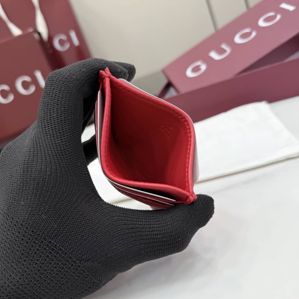 Gucci Marmont Leather Red Card Case 443127_8_155461 Gucci Marmont Leather Red Card Case 443127
