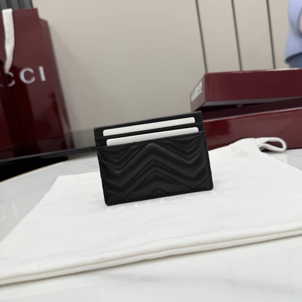 Gucci Marmont Leather Black Card Case 443127_1_155551 Gucci Marmont Leather Black Card Case 443127