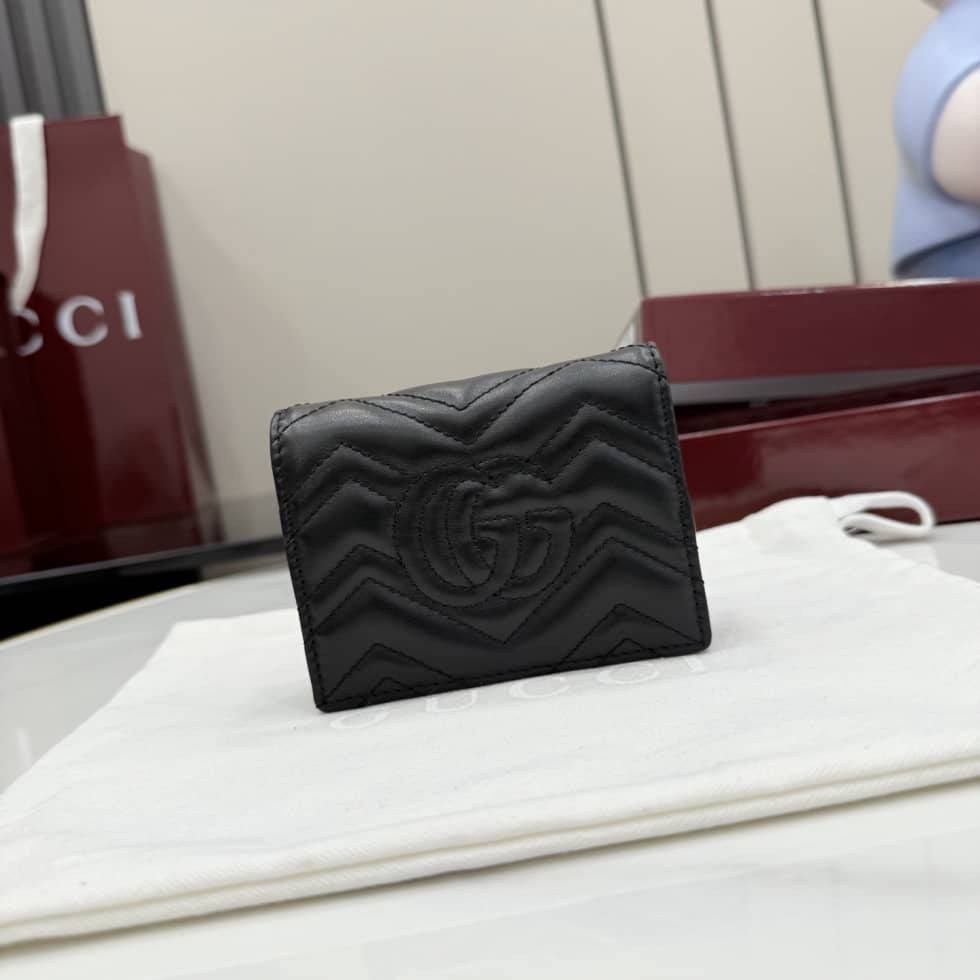 Gucci Marmont Leather Black Wallet 466492_1_155561 Gucci Marmont Leather Black Wallet 466492