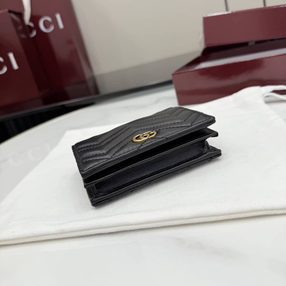 Gucci Marmont Leather Black Wallet 466492_3_155561 Gucci Marmont Leather Black Wallet 466492
