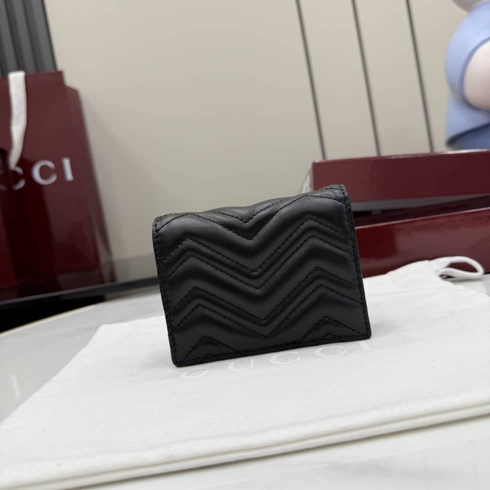 Gucci Marmont Leather Black Logo Wallet 466492_1_155611 Gucci Marmont Leather Black Logo Wallet 466492