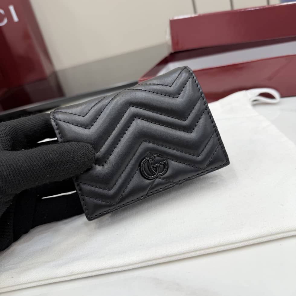 Gucci Marmont Leather Black Logo Wallet 466492_4_155611 Gucci Marmont Leather Black Logo Wallet 466492