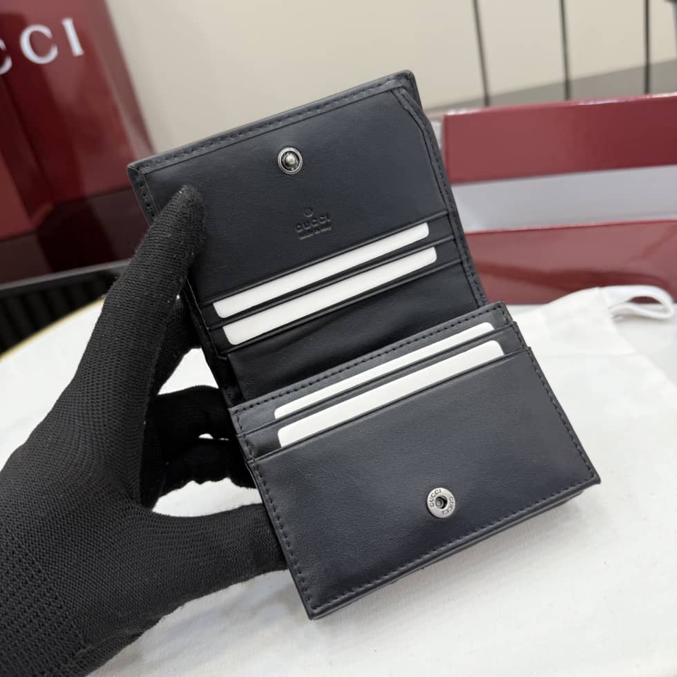 Gucci Marmont Leather Black Logo Wallet 466492_5_155611 Gucci Marmont Leather Black Logo Wallet 466492