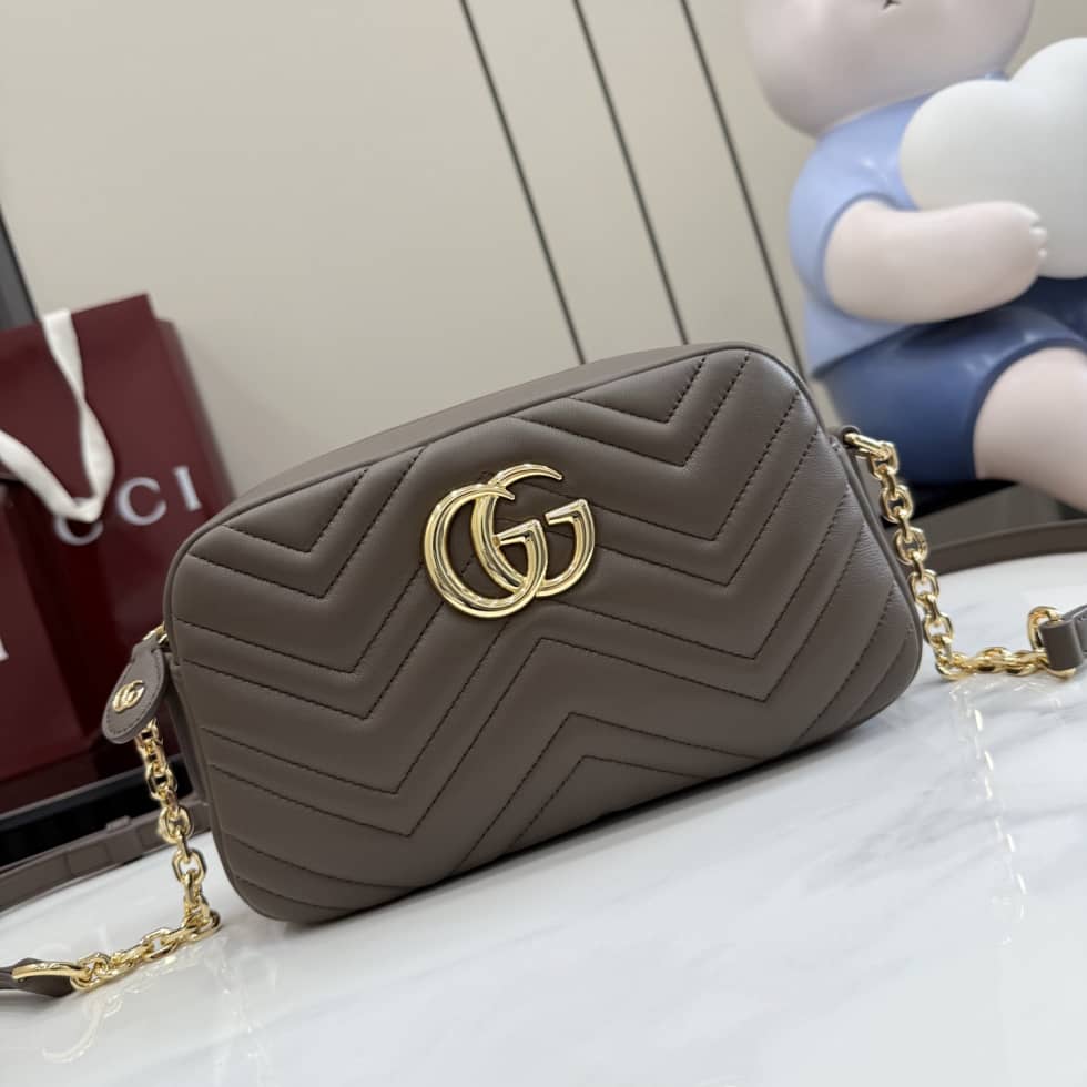 Gucci Marmont Leather Small Gray Camera Bag_10_155681 Gucci Marmont Leather Small Gray Camera Bag